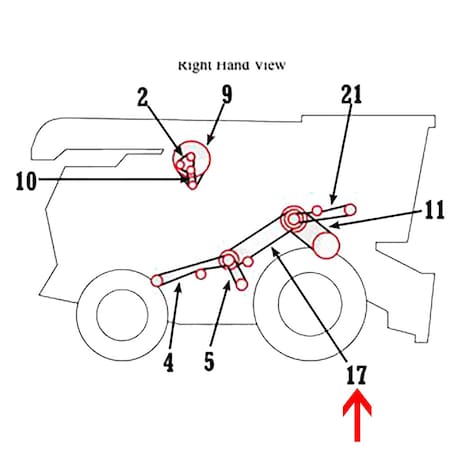 Aftermarket AMZ46366 Z46366 Separator Belt Fits John Deere Combine AMZ46366-ABL